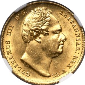 Great Britain: William IV gold Sovereign 1836 MS64 NGC