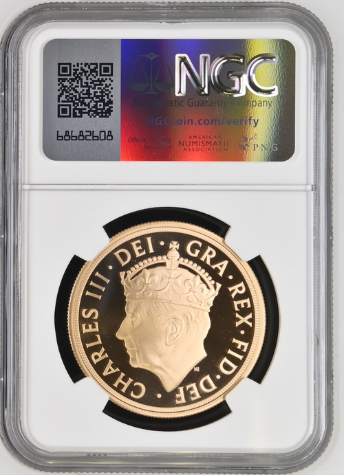 2023 G.Britain King Charles III Coronation 5SOV NGC PF 70 ULTRA CAMEO - Image 2