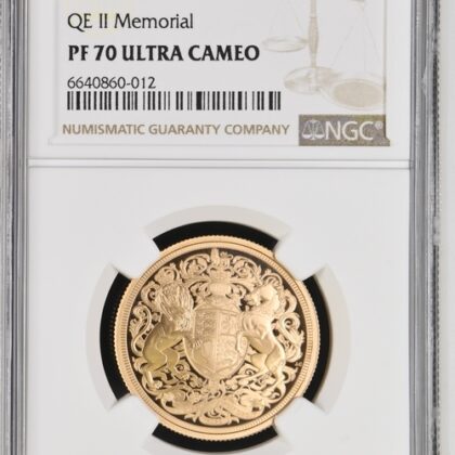 United Kingdom Charles III 2022 Gold 2 Pounds Memorial Sovereign Proof NGC PF 70 ULTRA CAMEO
