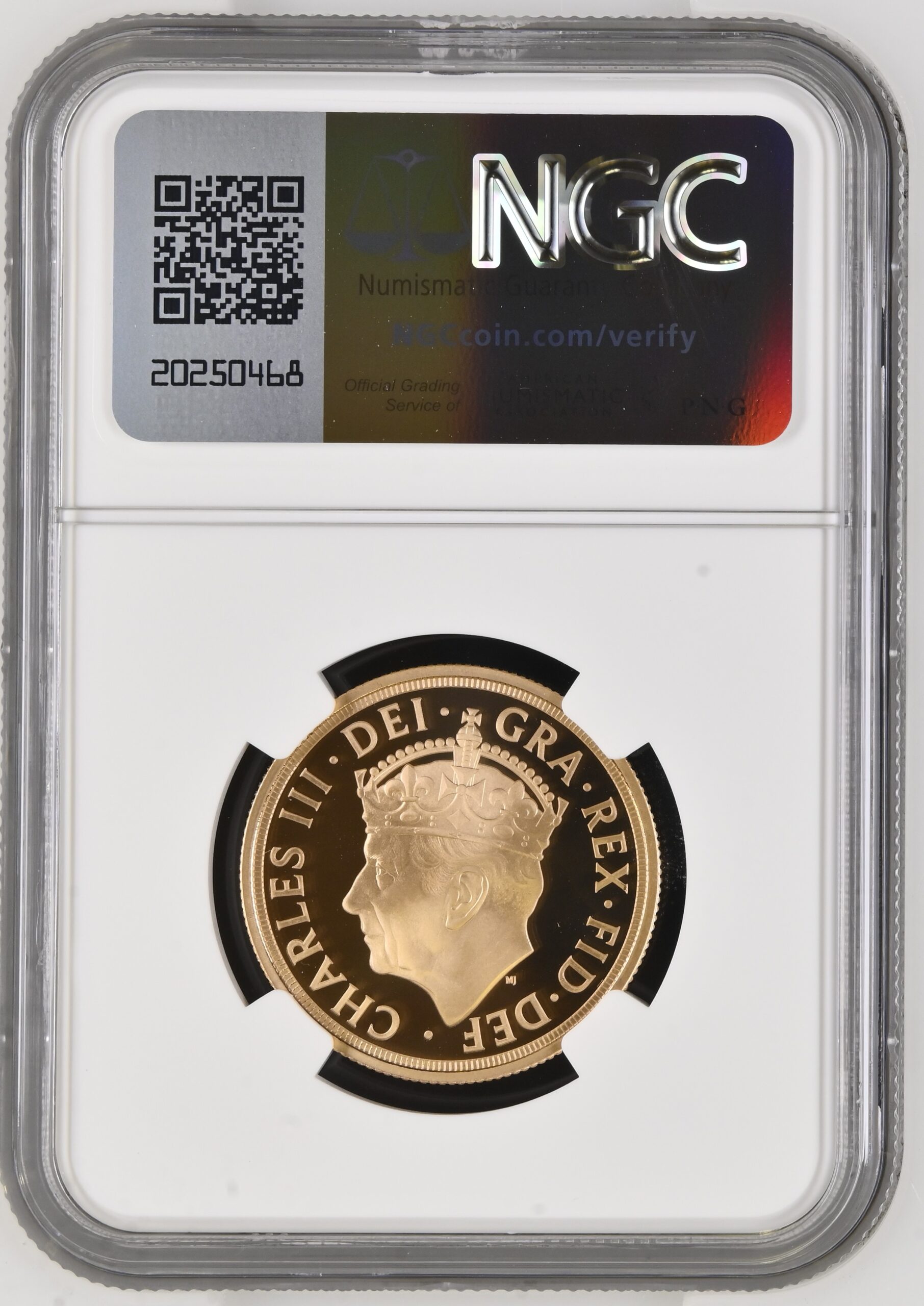 2023 Gold 2 Pounds (Double Sovereign) Coronation of King Proof NGC PF 69 ULTRA CAMEO - Image 2