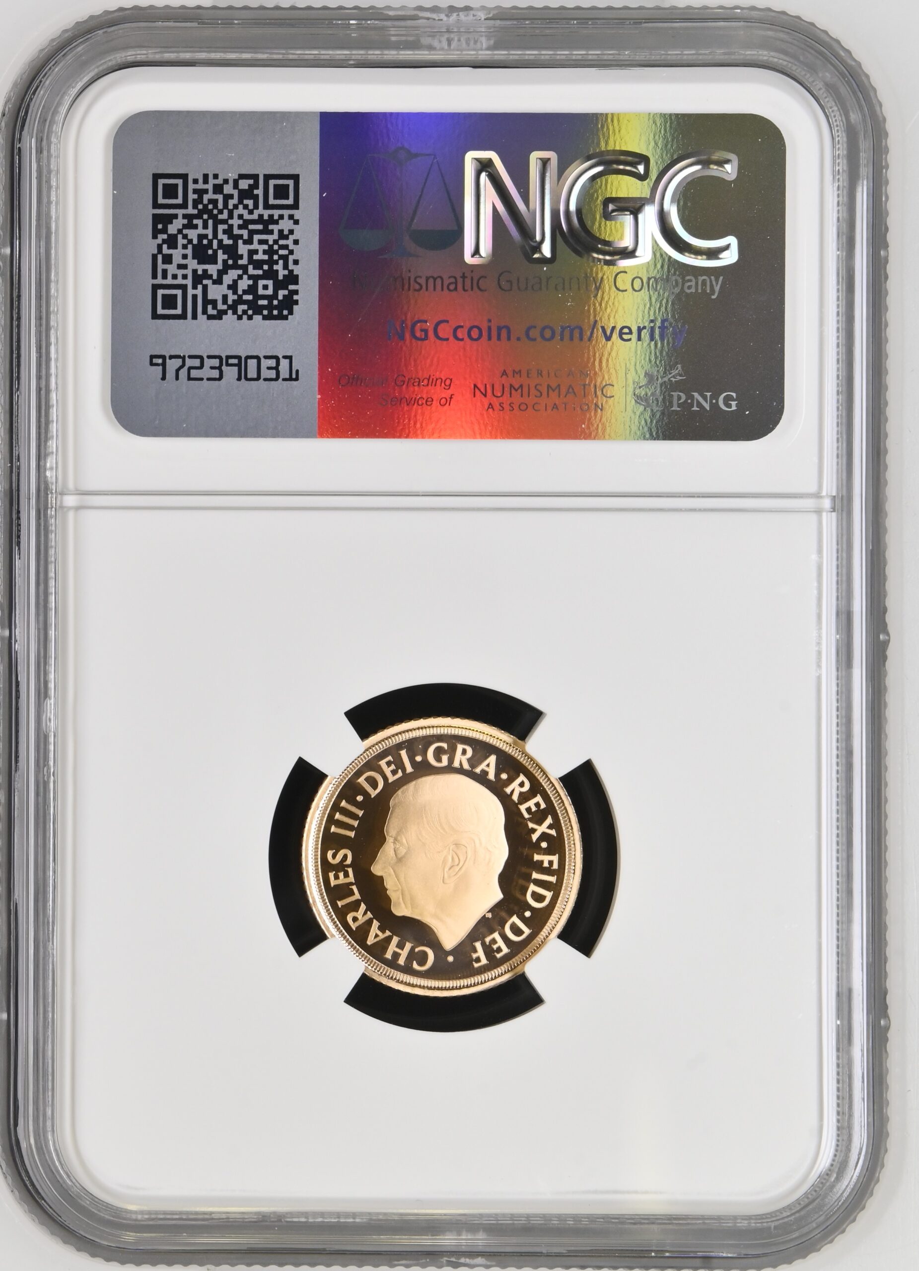 G.Britain 1/2 sovereign 2022 Elizabeth II Memorial NGC PF 70 ULTRA CAMEO - Image 2