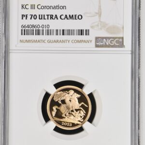2023 Gold Half-Sovereign Coronation Proof NGC PF70 UCAM
