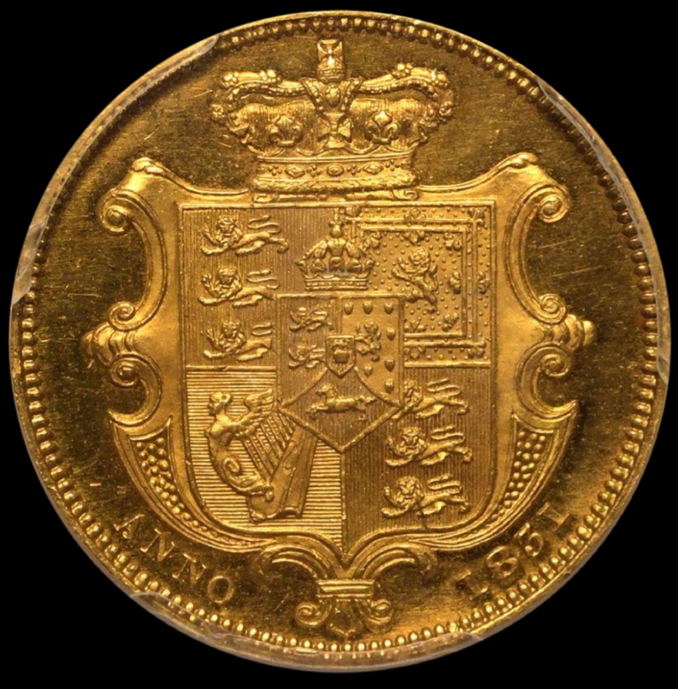 Great Britain : William IV gold Proof Sovereign 1831 PR63 Deep Cameo PCGS - Image 4