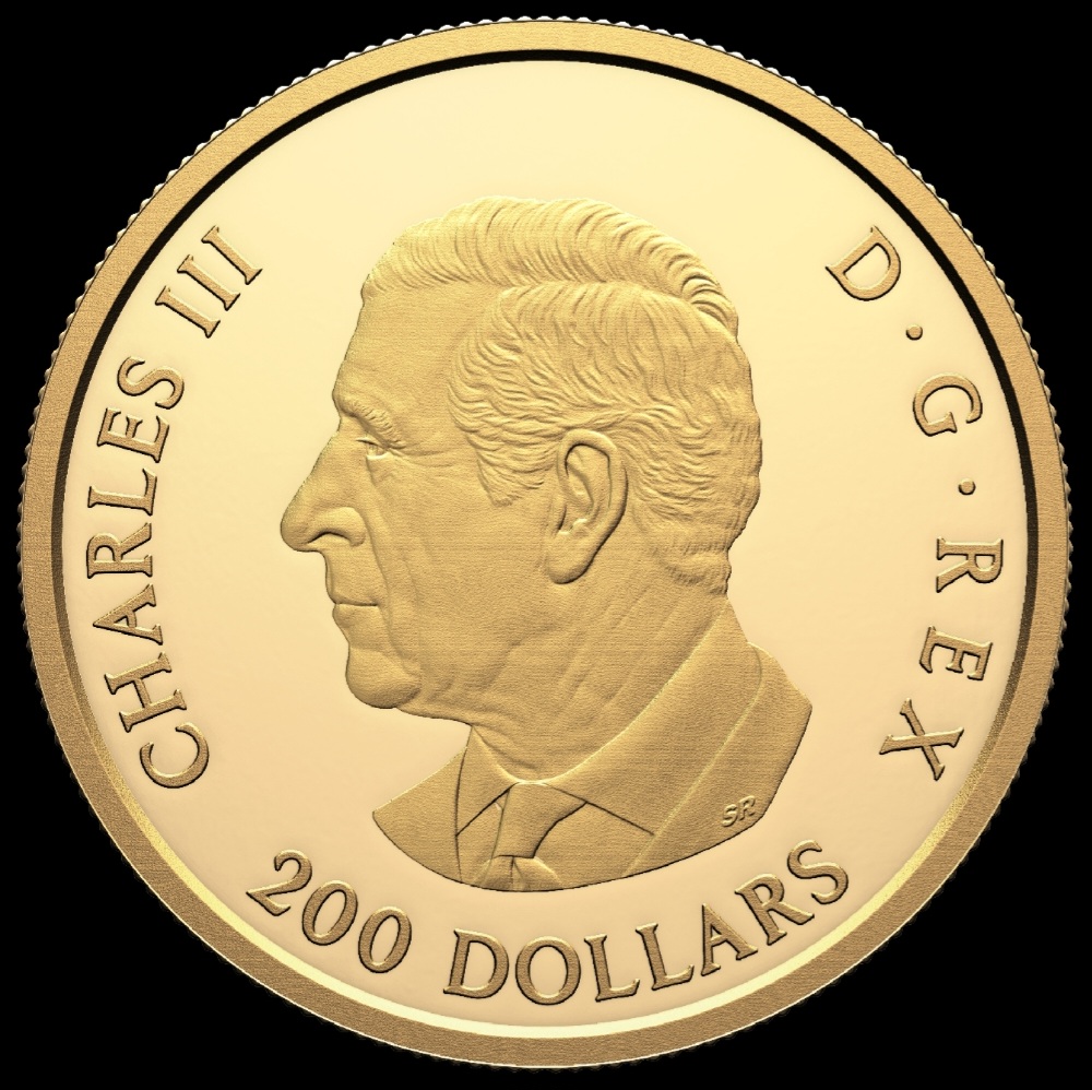2 Crowns: 200 Canada Dollar-1oz Proof Gold Coin - Image 2